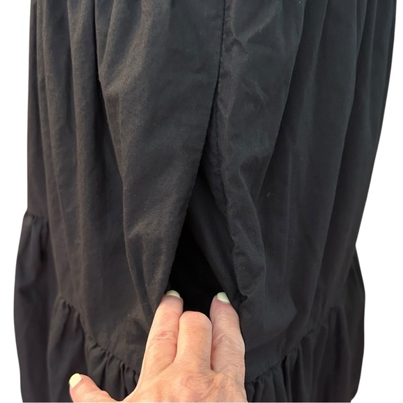 J Crew Sleeveless Tiered Cotton Blend Summer Shift Dress Women’s SZ 0 in Black - Picture 6 of 12